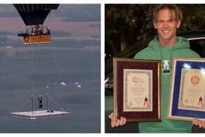 Спортсмен-экстремал установил необычный рекорд