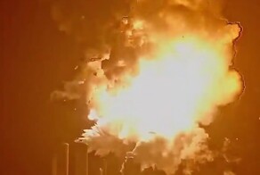 В Техасе зрелищно взорвалась ракета SpaceX
