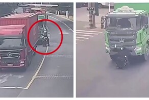 Водитель грузовика не заметил старика и толкал его перед собой несколько километров