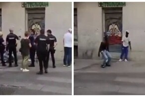 "Полицейские меня убивают! Я вас посажу! Только попробуйте меня арестовать!"