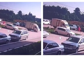 Девушка залезла в&nbsp;неуправляемый грузовик и остановила его