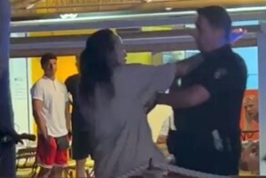 Туристка из Ирландии напала на прохожих и повздорила с полицейскими