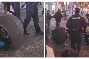 Шарообразный полицейский робот