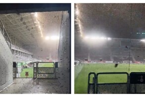 В Румынии миллионы ночных бабочек захватили стадионы