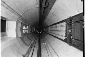 Шахта лифта, которая появилась раньше самого лифта