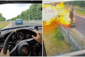 Не все покатушки на Нюрбургринге заканчиваются хорошо
