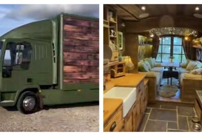 Дом на колесах с комнатой-трансформером
