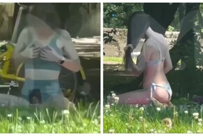Полуголые вебкам-модели вышли «на работу» в парк и попали на видео
