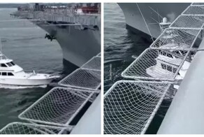 Пьяный капитан яхты врезался в американский авианосец в гавани Сан-Диего и уплыл