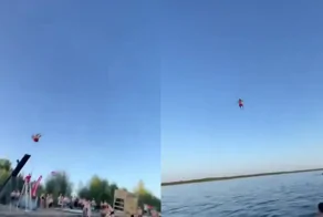 Энтузиасты изобрели катапульту, напоминающую Angry Birds в реальной жизни