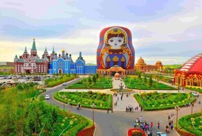 В Китае открылся отель в виде гигантских матрёшек