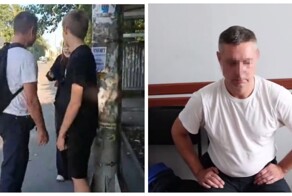 Полицейские задержали велосипедиста, залившего девушку газом