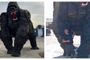 На шиномонтажке в Волгодонске создали Кинг Конга