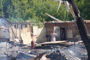 Под Самарой дотла сгорел цыганский посёлок