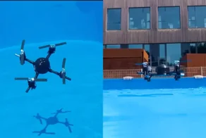 Студенты из&nbsp;Дании напечатали дрон, способный летать и&nbsp;плавать под водой