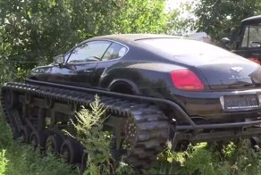 Полицейские нашли Bentley на гусеницах в ходе рейда в Санкт-Петербурге