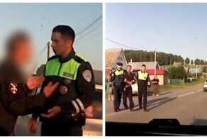 Пьяный лжеполицейский с ребёнком в машине пытался сбежать от ДПС в Башкирии
