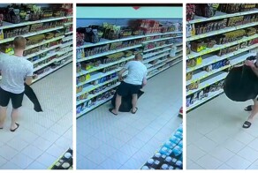 Парень с мусорным пакетом ограбил магазин