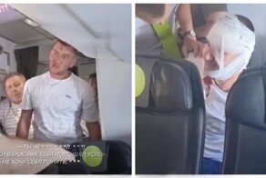 "Я русский, мне пофиг!": пьяный мужчина устроил дебош на борту самолете, летевшего из Улан-Удэ в Москву