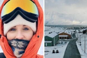Я живу на острове у Северного полюса, где белые медведи наведываются в дома