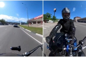 Оказывается, мотоциклисты тоже залипают в телефоне