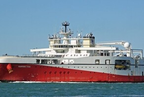 Уникальный корабль для поиска природных ресурсов под водой. История Ramform Titan