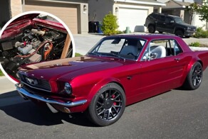 Американец скрестил классический Mustang с электрической Tesla Model 3