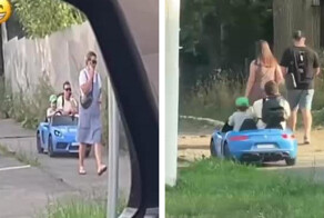 В Москве отец подарил 8-летнему сыну игрушечный Porsche