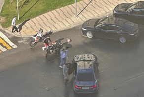 Мото ДТП в Новой Москве "Бодро он вскочил"
