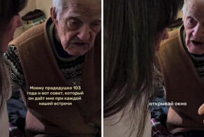 Дедушка, проживший уже 103 года, рассказал правнучке про секрет своей долгой жизни