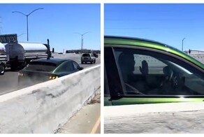 Водитель не смог остановить свой автомобиль и начал молиться