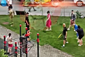 Мужчина  напал на местного жителя, но у потерпевшего неожиданно оказался товарищ с бейсбольной битой