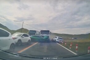 Отказ тормозов у грузовика