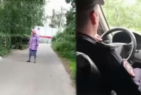 В Новосибирске неадекватная соседка не дала девушке с собакой пройти по дороге