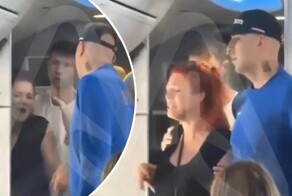 Разъяренная пассажирка избила стюардесс в самолете