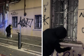 Парень в Италии каждую ночь выходит на улицу, чтобы закрашивать граффити на домах