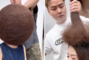 Мастерство стилиста, который создаёт необычные и максимально странные причёски