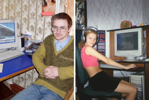 20 кадров из прошлого, где люди показывают свои первые компьютеры