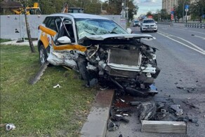 ДТП в Москве, Таксист выехал на встречку