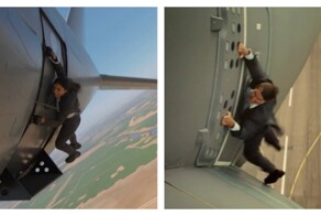 Женщина повторила трюк Тома Круза из фильма «Миссия невыполнима: Племя изгоев»