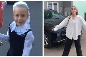 11 лет подряд: папа снимал, как дочь идёт в школу 1 сентября