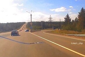 ДТП в Братске "Отлично увернулся"