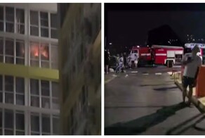 Жители Сочи приняли проекцию камина в квартире за пожар