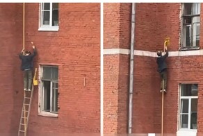 Необычный способ покраски трубы