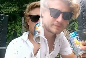 Турист из Австралии  выпил пиво на могиле в Японии и спровоцировал скандал