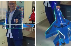 В Китае представили радиоуправляемый истребитель весом всего 100 грамм