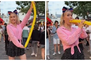 Необычный фокус с воздушным шариком