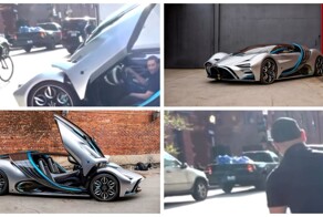 Мужчина засмотрелся на технологичный автомобиль