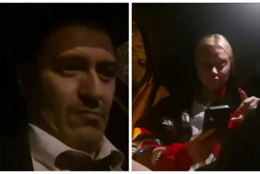 Конфликт женщины с таксистом попал на видео