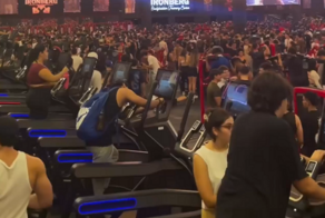 В Бразилии показали спортзал, где одновременно тренируются тысячи человек